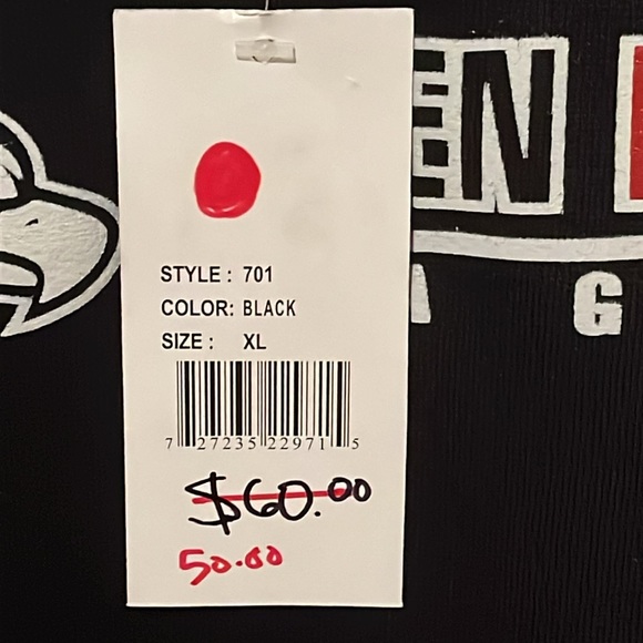 Pennant Black Hoodie w/ EP Eagles Logo - Picture 4 of 4